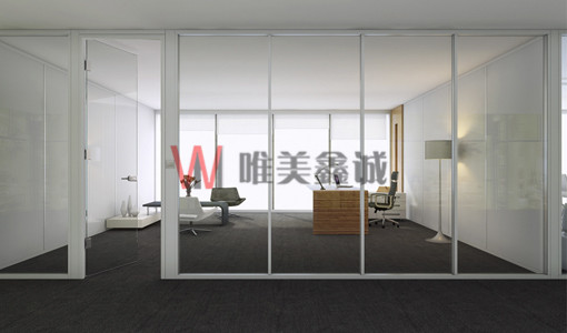 福州玻璃高隔屏風GG-BL-013