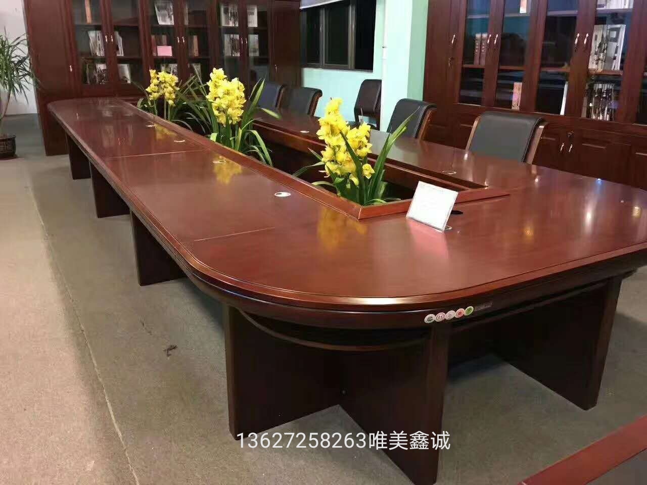 保山實木油漆會議桌WM-GS-3