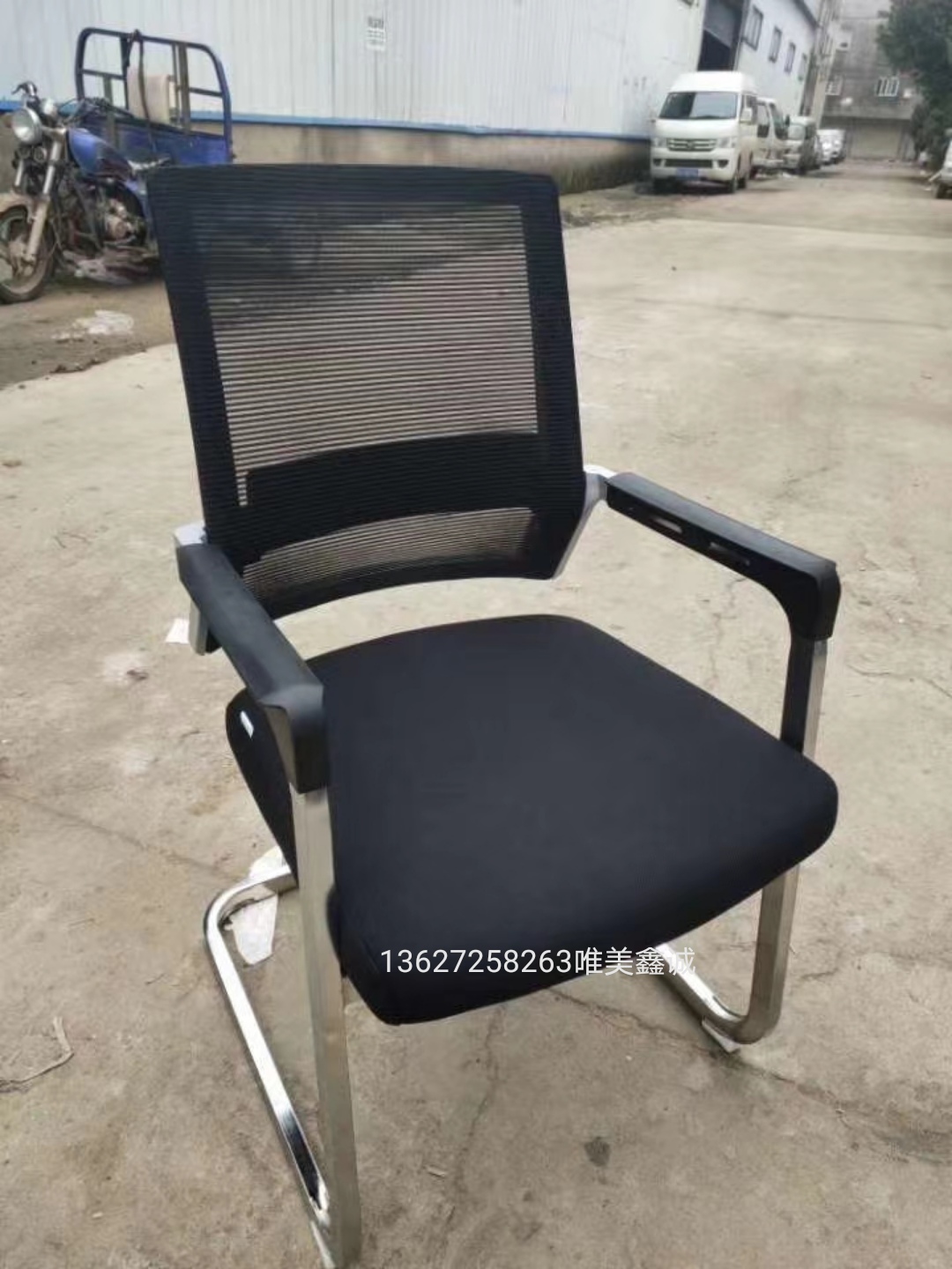衡陽網面弓字椅WM-BX-028