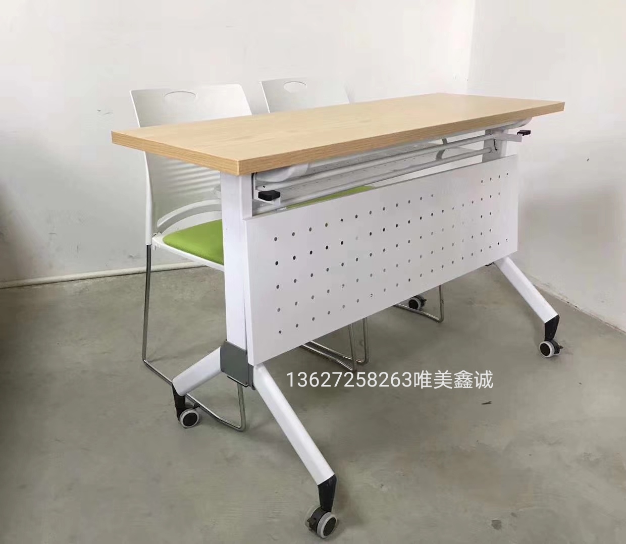 牡丹江鋼架培訓桌WM-HY-005
