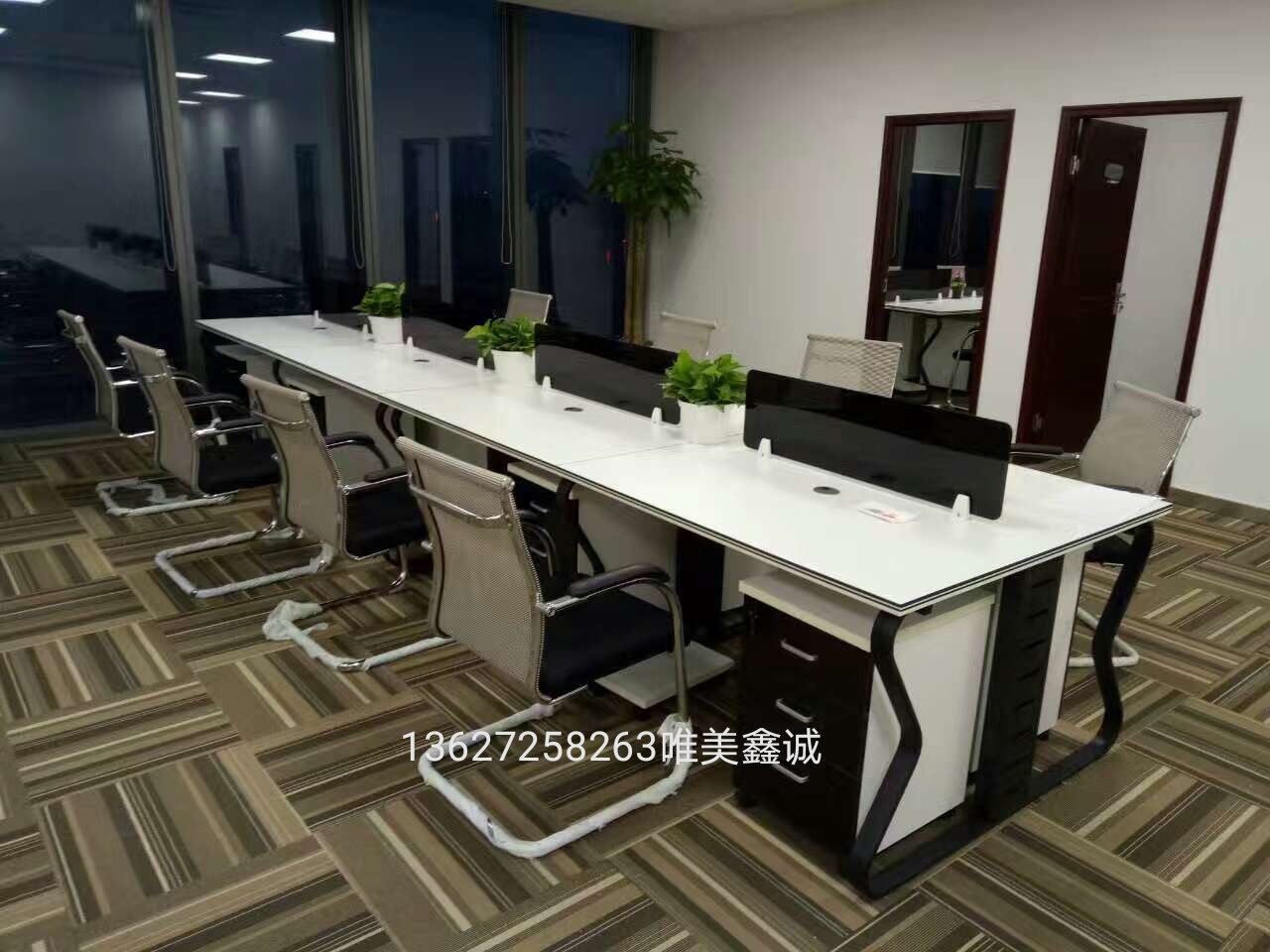 運(yùn)城鋼架組合屏風(fēng)卡座WM-ZF-001