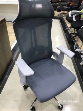 灰色網面高背主管椅  經理椅